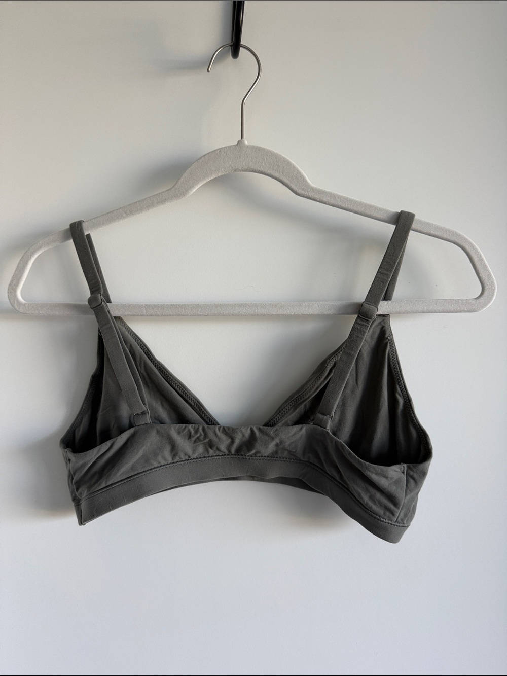 Skims Triangle Bralette- Gray - Picture 2 of 3